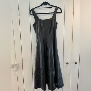 7 For All Mankind Black Maxi Dress